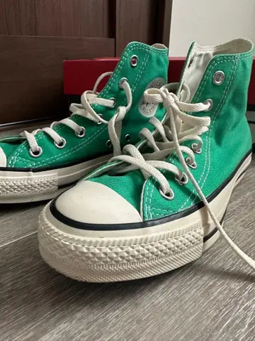 CONVERSE ALL STAR 그린 하이컷 스니커즈