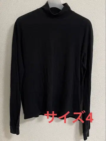 AURALEE SEAMLESS HI NECK L/S TEE