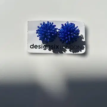 designsix 런던 폼폼형 NOVA 귀찌 로얄 블루
