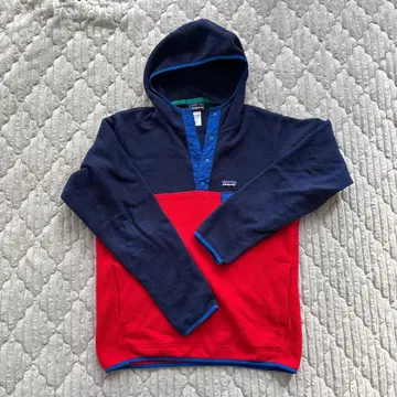 patagonia Synchilla 플리스 자켓 S 네이비/레드