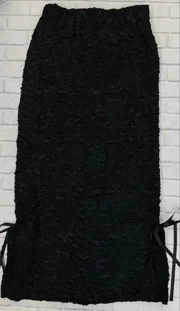 G874 클래식 엘프 자카드 스커트 사이드 슬릿 포함 택 포함