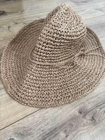 [ 미사용 새상품 ] BAYFLOW 베이지 스트로우 햇 프리 사이즈