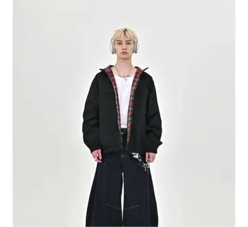 지하인 온라인 리버서블 자켓 블랙