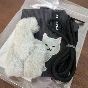 대만 스타벅스 검은 고양이 카드 홀더