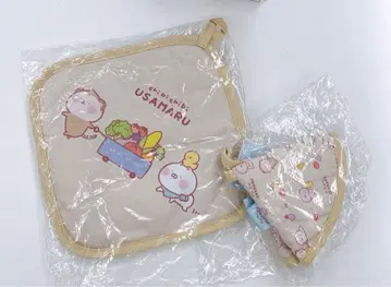 치비치비 우사마루 냄비 집게 냄비 받침 2종 세트