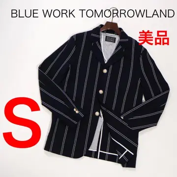 H3583 투모로우랜드 블루 워크 3 버튼 테일러드 자켓