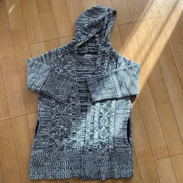 une nana cool 후드 부착 가디건 M 사이즈