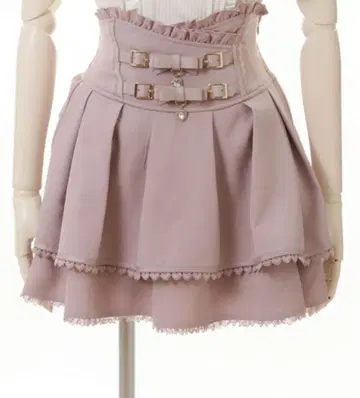 리즈리사 2단 리본 벨트 치마바지