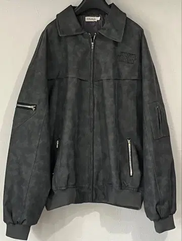 새상품 인조 가죽 자켓 아우터 캐주얼 오버 사이즈 두꺼운 원단