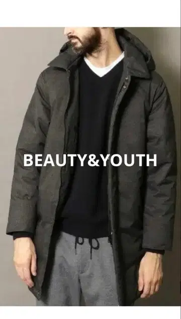 BEAUTY&YOUTH 코마츠 마테레 다운 자켓 S