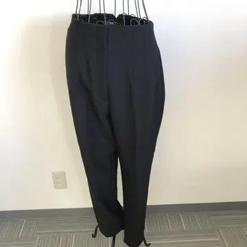 고품질 ZARA 자라 플리츠 블랙 캐주얼 팬츠