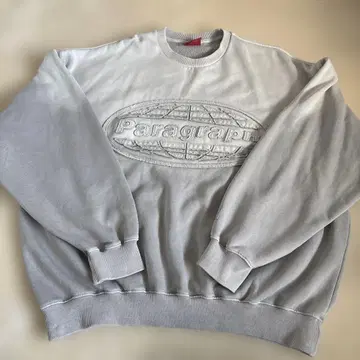 Paragraph 그레이 맨투맨 트레이닝복