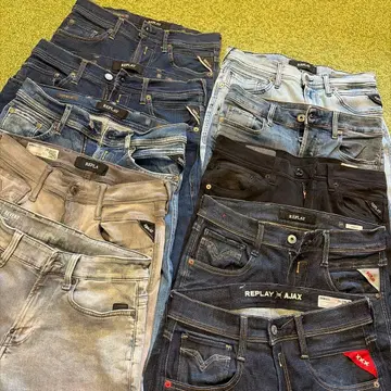 REPLAY G-STAR RAW 스키니 10개 묶음 판매