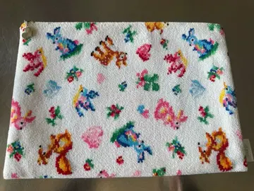 페이러 컬러풀 동물 패턴 파우치