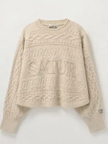 SATUR 니트 베이지