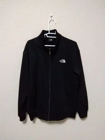THE NORTH FACE 블랙 집업 저지 자켓 상 XL