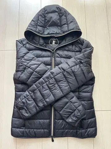 새상품급 SAVE THE DUCK 다운 자켓 사이즈 3 BLACK