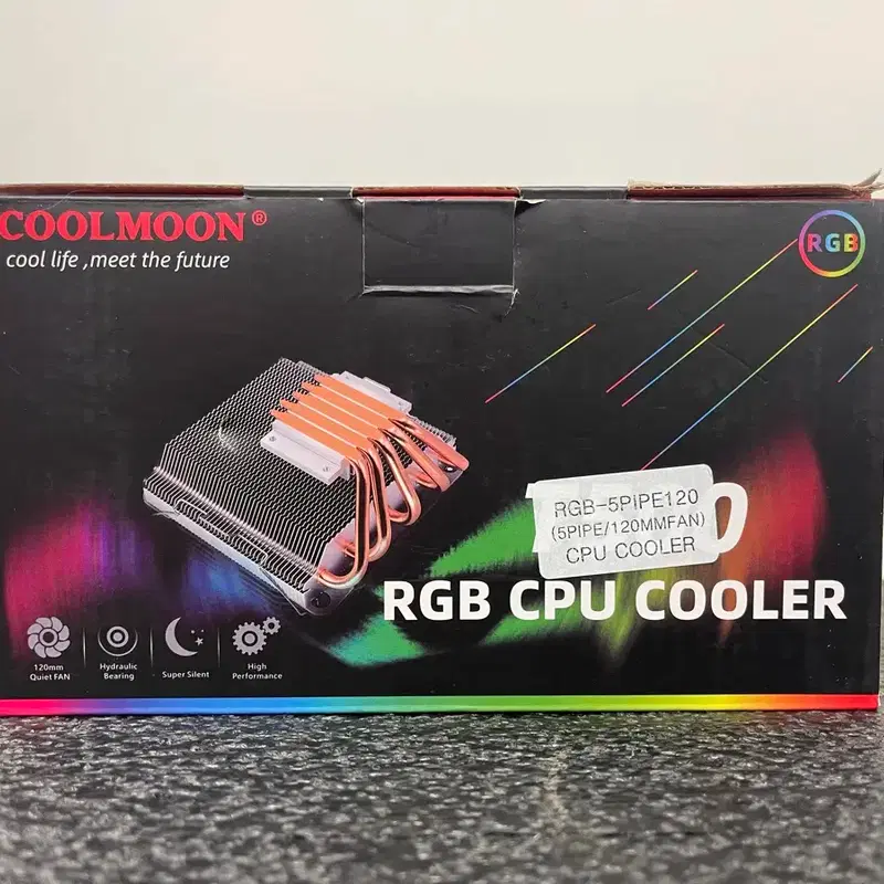 조이쿨 RGB-5PIPE 120 CPU쿨러 (새제품)