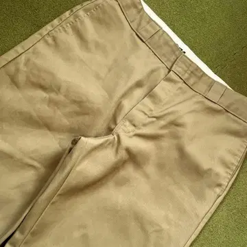 고품질 디키즈 874 워크 팬츠 카키 베이지 W36 x 30