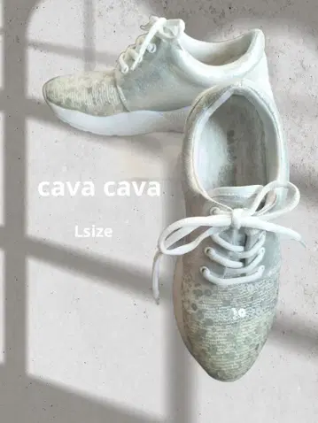 새상품 초경량 cava cava 사바사바 스팽글 스니커즈