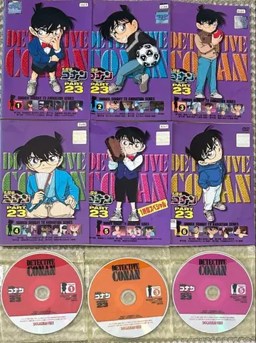[렌탈 완료] 명탐정 코난 DVD part23 전 6권 세트