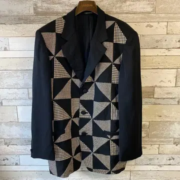 80~90년대 DOMON 아트 자켓 울 실크 sizeL 일본제