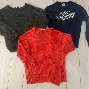 니트 스웨터 3종 세트