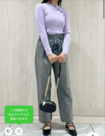 [ LILY BROWN x KEITA MARUYAMA ] 차이나 니트탑