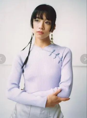 [ LILY BROWN x KEITA MARUYAMA ] 차이나 니트탑