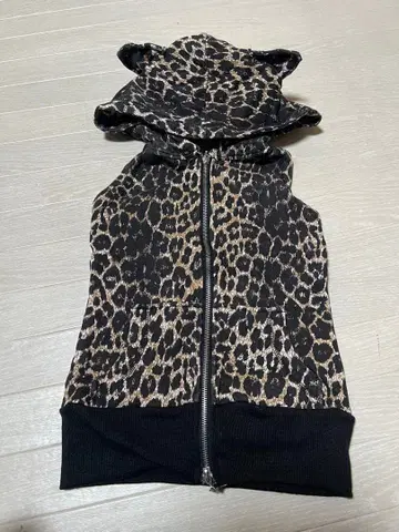 JSG 고양이 귀 후드티 별 모양 참 포함 y2k 헤이세이 갸루