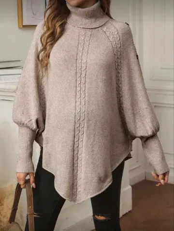 케이블 니트 스웨터 마터니티