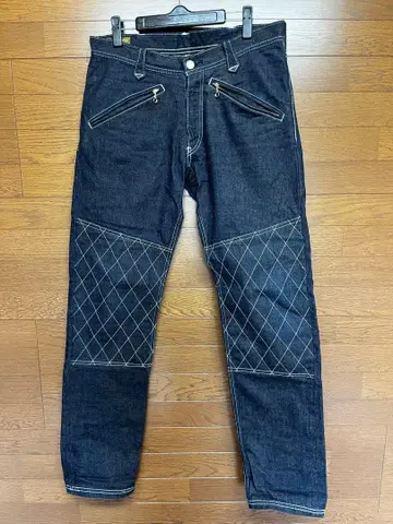 웨스트라이드 32인치 더블니 데님 팬츠