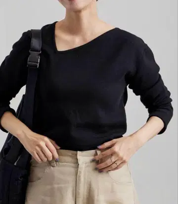 FRAMeWORK 아지메 넥 풀오버