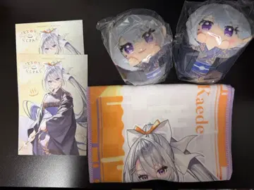 히구치 카에데 토토노우 니지산지 모치코로린 엽서 머플러 타월 극락탕