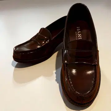 HARUTA 로퍼 23cm EEE 미사용 새상품 일본제 발꿈치 높음