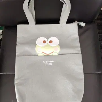 케로케로케로피 자수 토트백