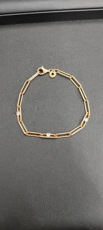 판도라 판도라 체인 팔찌 크리스탈 포함 새상품급