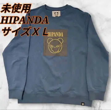 미사용 HIPANDA 하이팬더 맨투맨 짙은 파랑 사이즈 XL