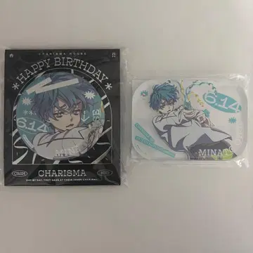 카리스마 미나토 오세 생일 굿즈 캔뱃지 아크릴 블록