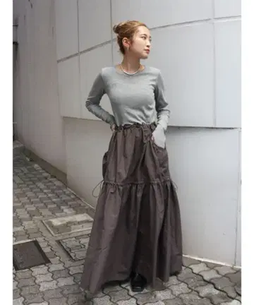 Ungrid 도킹 개더 원피스 언그리드