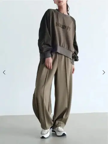 LASUD 사이드 라인 이지 배럴 팬츠 그레이 새상품 19000엔!