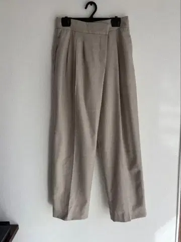 미사용 Noble 플라노 아지메 턱 테이퍼드 팬츠