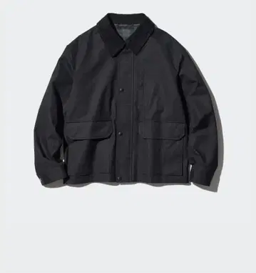 새상품급 2024 유니클로 유틸리티 숏 블루종 블랙 L