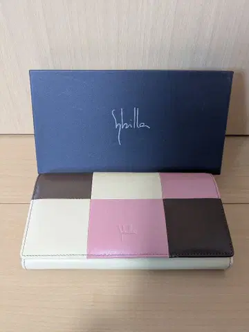 Shilla 패치워크 가죽 장지갑