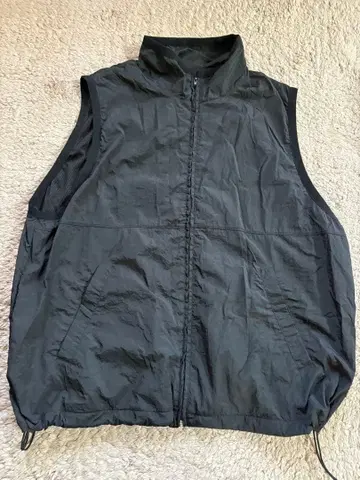 블랙 집업 베스트