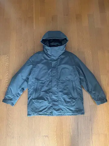 UNIQLO 유니클로 +J 하이브리드 다운 오버사이즈 파카 L