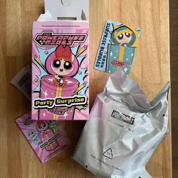 POP MART 파워퍼프걸 파티 서프라이즈 시리즈 버블스