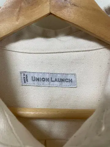 UNION LAUNCH 아이보리 데님 셔츠