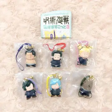 주술회전 팬시 캐릭터즈 네즈마스코트 3종 총 6종 풀컴프