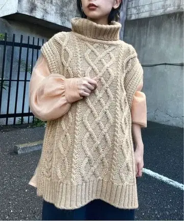 Ameri Vintage 두꺼운 원단 큼직한 니트 아메리빈티지